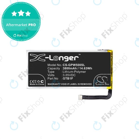 Μπαταρία για Google Pixel 5, 3800mAh, Li-Pol, 3.85 V, GTB1F, HQ