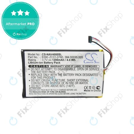 Μπαταρία για Navigon 40 Easy, Plus, Premium, 1200mAh, Li-Pol, 3.7V, 8390-ZC01-0780, HQ