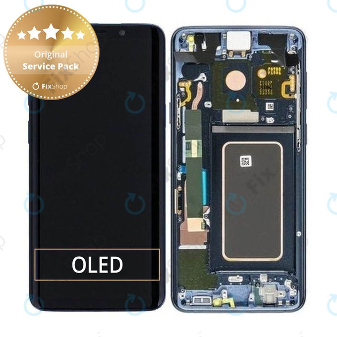 LCD Display Assembly για Samsung S9 Plus | G965F, G965FD | GH97-21691D | GH97-21722D | GH97-21692D | Coral Blue | Service Pack