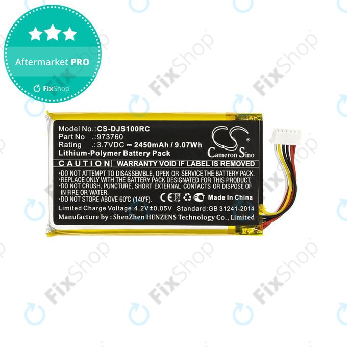 Μπαταρία για DJI Mavic Pro, Air, Spark, 2450mAh, Li-Pol, 3.7V, 973760, HQ