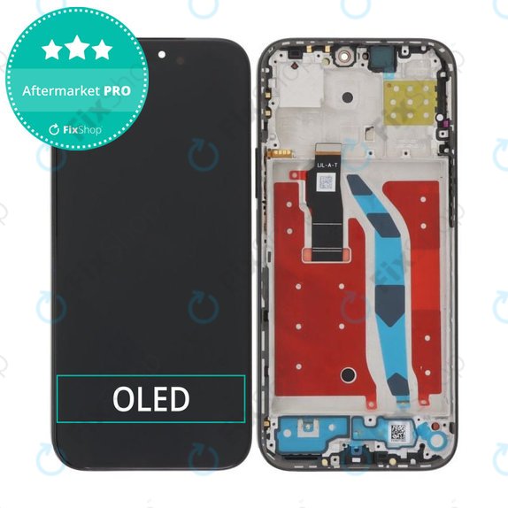 Συγκρότημα οθόνης για Honor 200 Lite, Midnight Black, Aftermarket