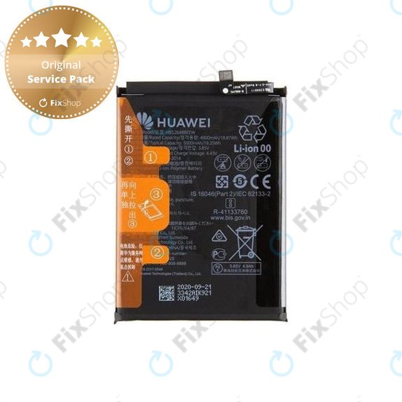Μπαταρία για Huawei P Smart (2021), HB526488EEW, 24023342, 5000mAh, Service Pack