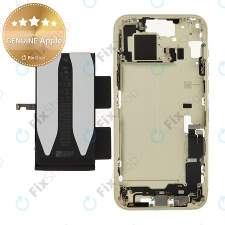 Μεσαίο πλαίσιο με μπαταρία για iPhone 15 Plus | Yellow | ZD076-00676 | Genuine Apple