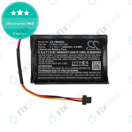 Μπαταρία για TomTom One XL Traffic, XL 30 Europe 31, 1200mAh, Li-ion, 3.7V, FLB0813007089, HQ