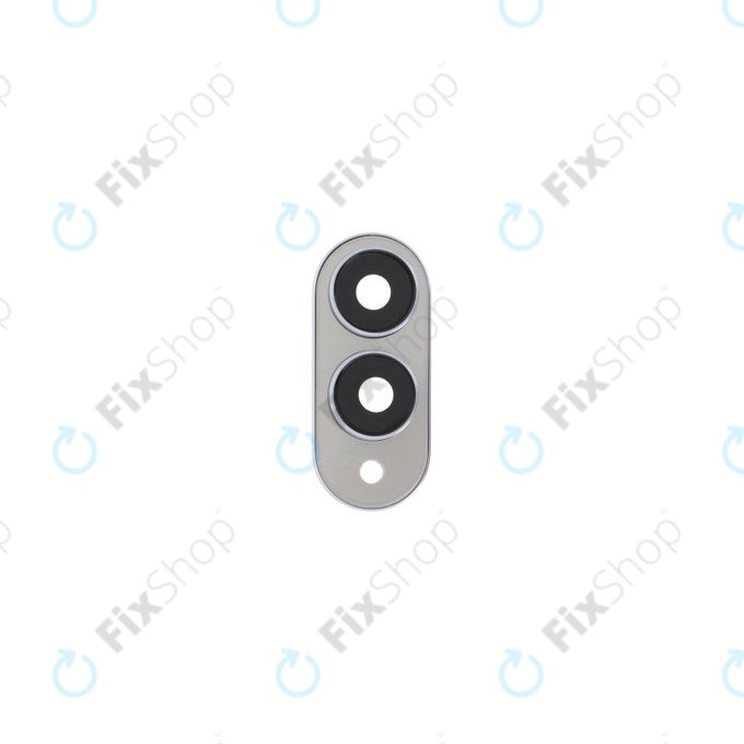 Γυαλί Φακού Πίσω Κάμερας με Πλαίσιο για Samsung S25 Edge, Titanium Silver