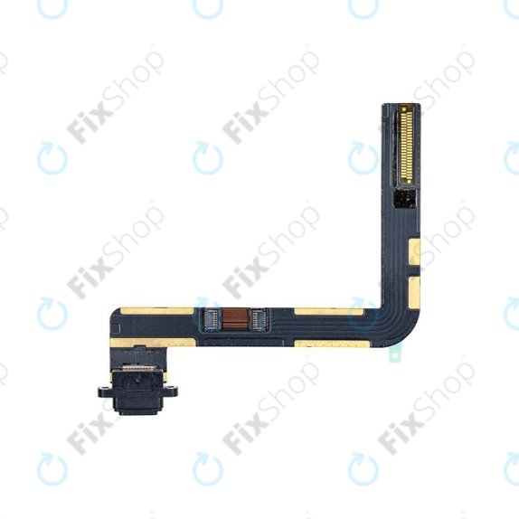 Επαφές Φόρτισης + Καλώδιο Flex για iPad (7th Gen 2019, 8th Gen 2020, 9th Gen 2021) | Μαύρο | Black