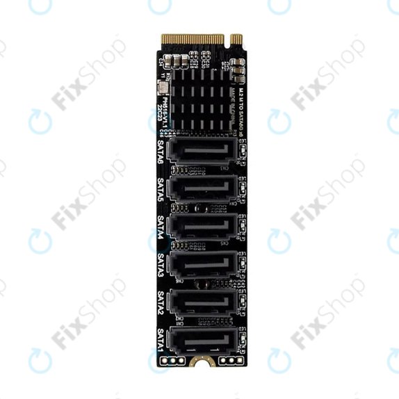 Κάρτα επέκτασης M.2 NVMe με 6 θύρες SATA III