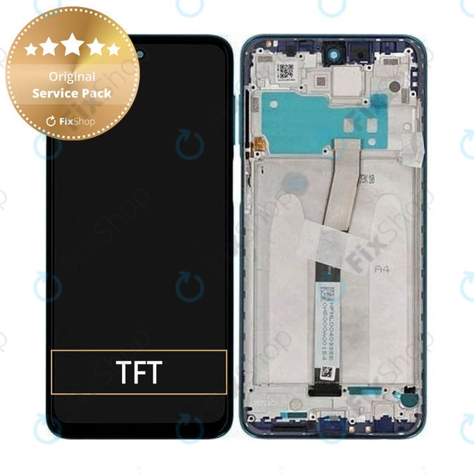 LCD Display Assembly για Xiaomi Redmi Note 9 Pro | Aurora Blue | Service Pack