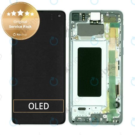 OLED/LCD Display Assembly για Samsung S10 | G973F | GH82-18850E | GH82-18835E | Prism Green | Service Pack