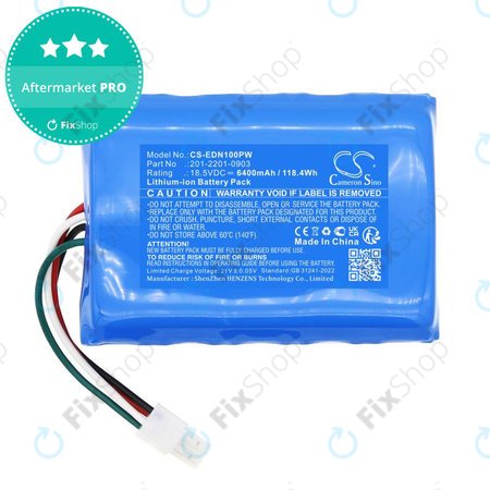 Μπαταρία για Ecovacs BAIZE, G1-800, GX-600, GOAT G1, 6400mAh, Li-Ion, 18.5V, 201-2201-0903, HQ