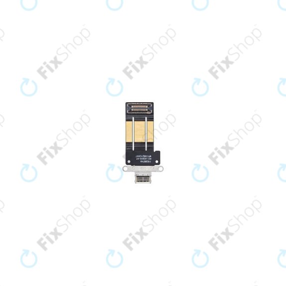Επαφές Φόρτισης + Καλώδιο Flex για iPad Pro 11.0 (3rd Gen, 4th Gen), 12.9 (5th Gen) | Λευκό | White