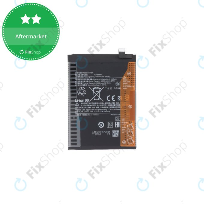 Battery για Xiaomi Redmi Note 13 5G 2312DRAABC | BN5P | 5000mAh