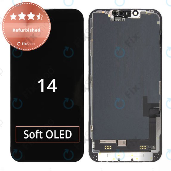 Οθόνη για iPhone 14, Αφής με πλαίσιο, Refurbished