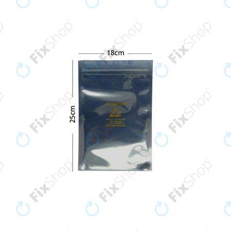 Αντιστατική Σακούλα ZIP Lock (Εκτύπωση) - 18x25cm 20τμχ