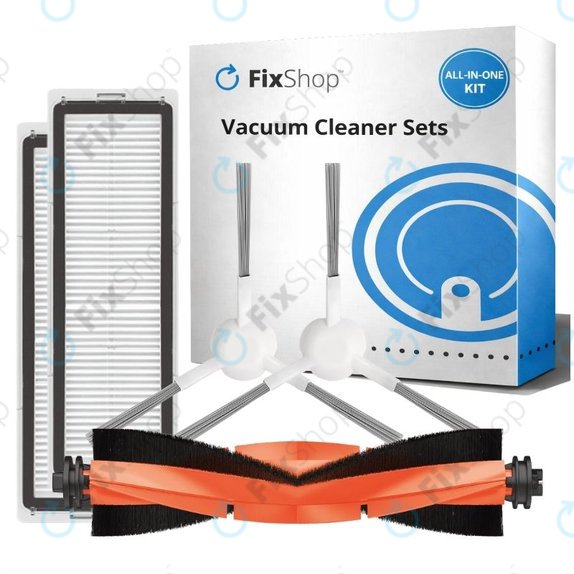 Σετ ανταλλακτικών για Xiaomi Robot Vacuum X10 (1x Κύρια βούρτσα, 2x Φίλτρα, 2x Πλευρικές βούρτσες)