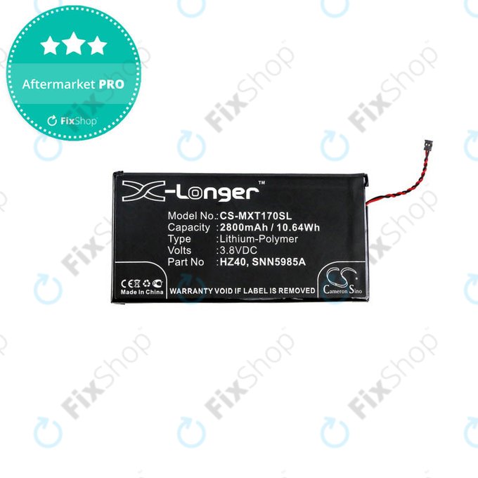 Μπαταρία για Motorola Moto Z2 Play XT1710-09, HZ40, 2800mAh, HQ