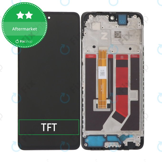 LCD Display Assembly για Oppo A58 | CPH2577 | Μαύρο, Black | Aftermarket