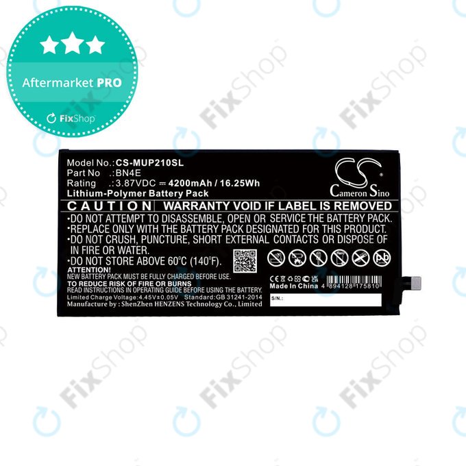 Μπαταρία για Xiaomi Mi Pad 5, BN4E, 4200mAh, HQ