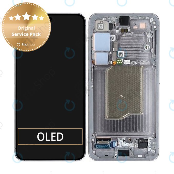 LCD Display Assembly για Samsung S25 | GH82-36329A | Silver Shadow | Genuine Service Pack