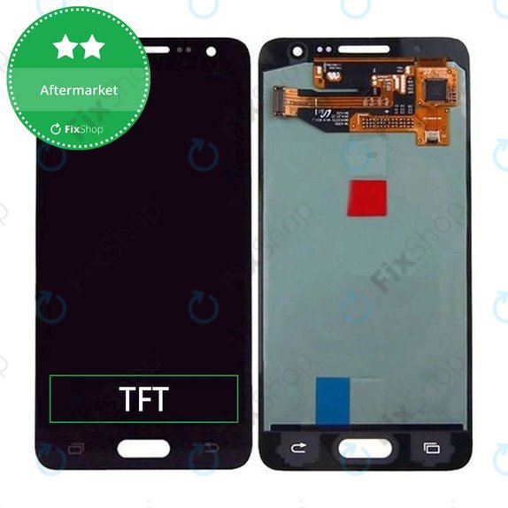 Οθόνη με οθόνη αφής για Samsung A3, A300F, Μαύρο, Black, Aftermarket