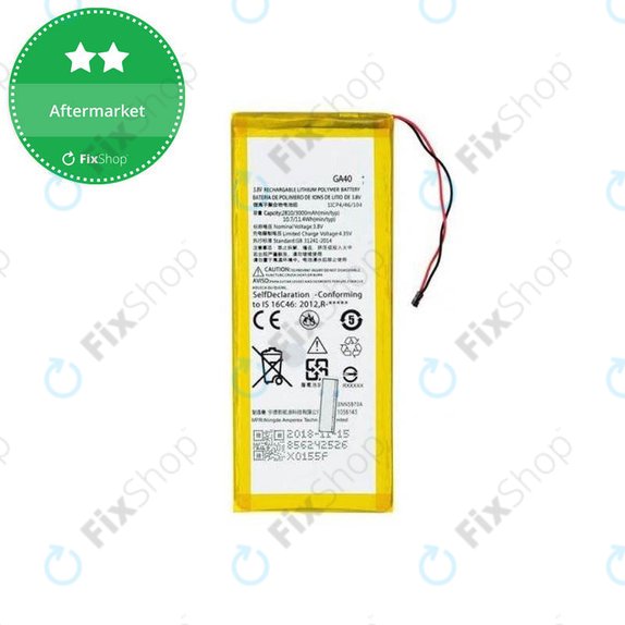 Μπαταρία για Motorola Moto G4 XT1622, G4 Plus XT1642, GA40, 3000mAh