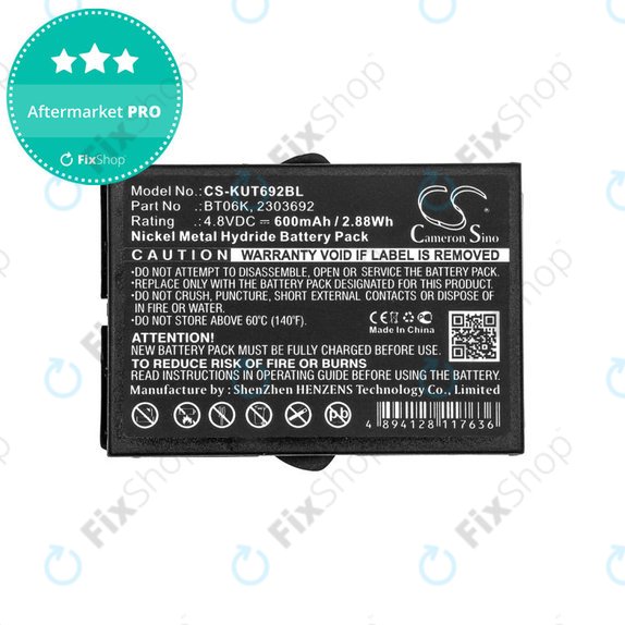 Μπαταρία για Ikusi T70, TM70, 600mAh, Ni-MH, 4.8V, BT06K, HQ