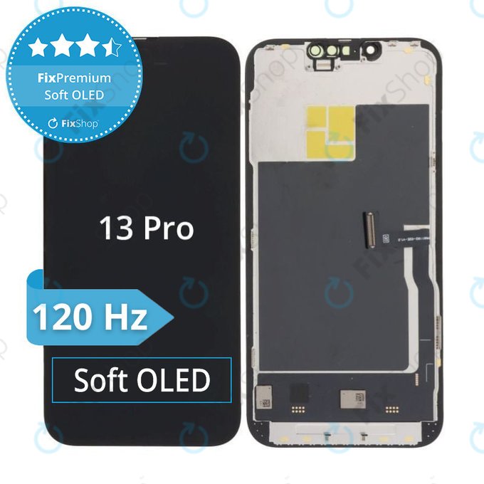 Οθόνη Soft OLED για iPhone 13 Pro - Τζάμι αφής + Πλαίσιο, DIAGNOSTIC