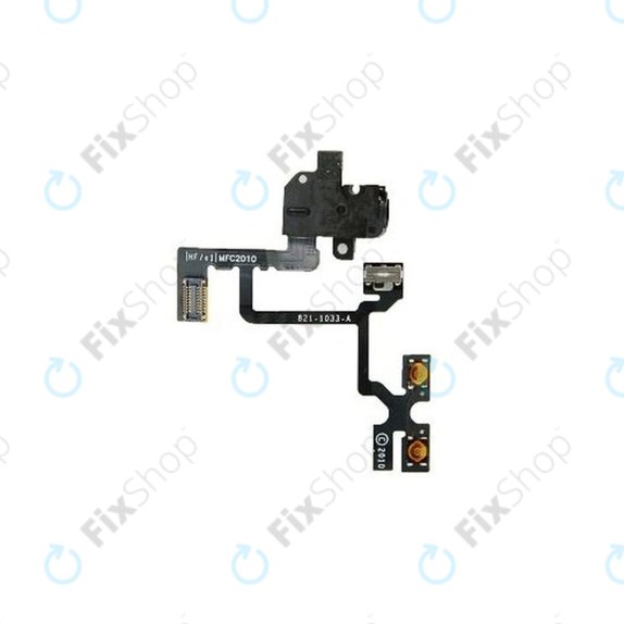 Καλώδιο Flex Κουμπιού Έντασης για iPhone 4 | Μαύρο | Black