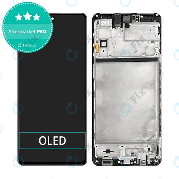 Συγκρότημα οθόνης για Samsung M51, M515F, Celestial Black