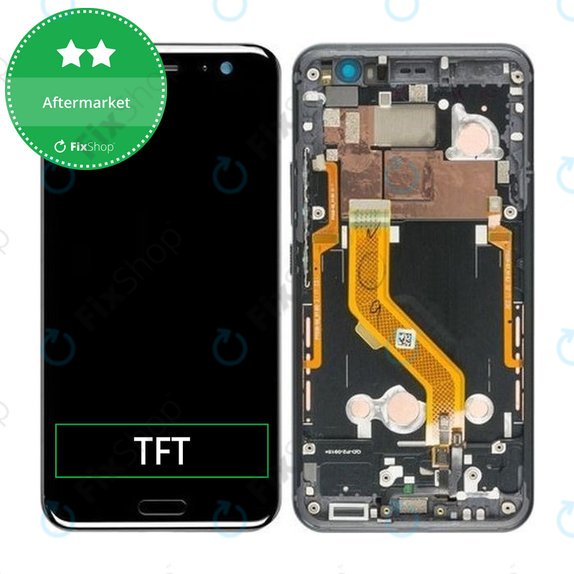 Συγκρότημα οθόνης για HTC U11, Μαύρο, Black, Aftermarket