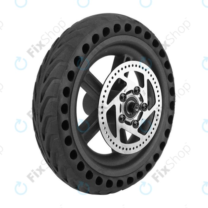Σετ Πίσω Τροχού + Δίσκος Φρένου για Xiaomi Mi Electric Scooter Pro | Pro 2 | Μαύρο | Black