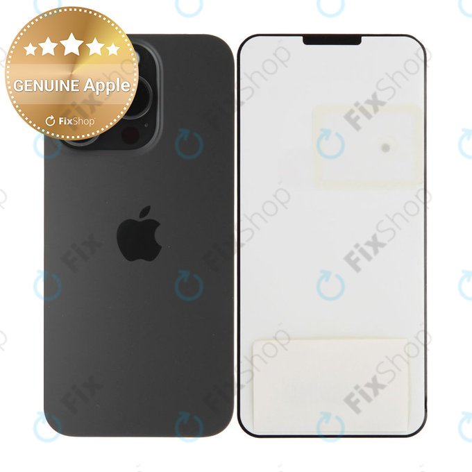 Πίσω Κάλυμμα Γυαλί για iPhone 15 Pro | Black Titanium | 661-35700 | Genuine Apple