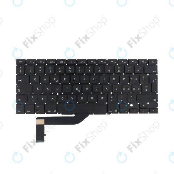 Πληκτρολόγιο CH για MacBook Pro 15" A1398 (Μέσα 2012 - Μέσα 2015)