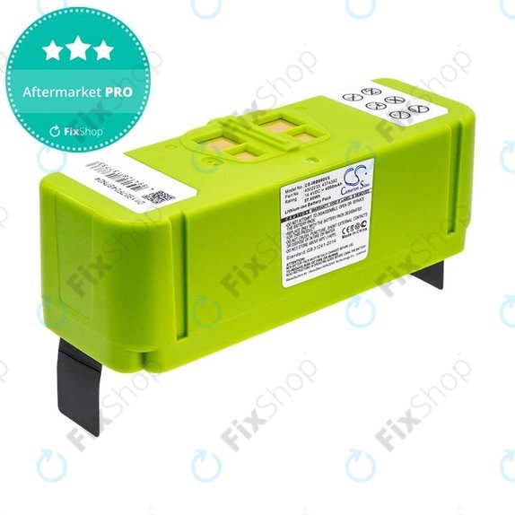 Μπαταρία για iRobot Roomba 600, 800, 900-series, 4502233, 4374392, 2130LI, 14.4V, 4000mAh, HQ