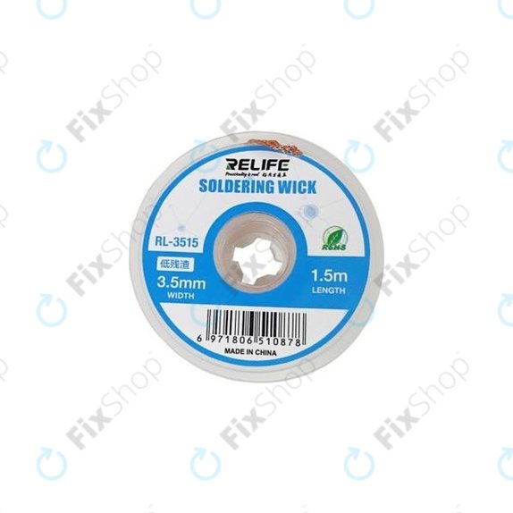Ισχυρή Φιτίλι Αποκόλλησης (3.5mm) για Relife RL-3515