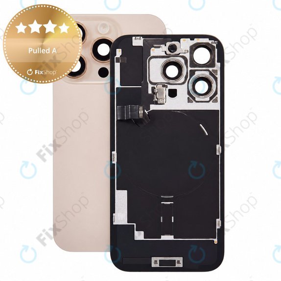 Γυαλί πίσω περιβλήματος για iPhone 16 Pro, Desert Titanium, Pulled A