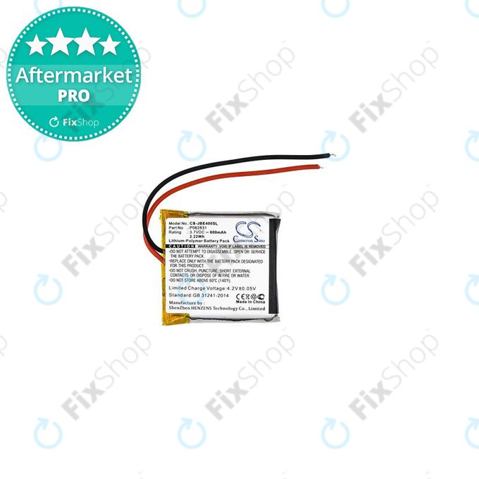 Μπαταρία για JBL Synchros S400BT, Tune 500BT, 600BT, P062831, 600mAh, HQ