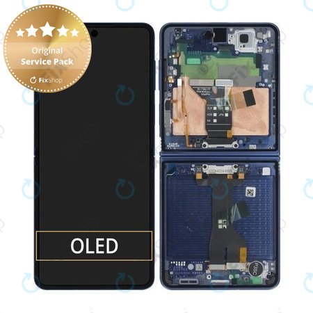 LCD Display Assembly για Samsung Z Flip 7 F766B, GH82-37581A, Blue Shadow, Genuine Service Pack