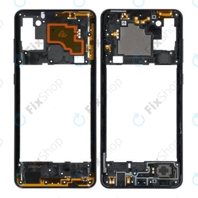 Μεσαίο Πλαίσιο για Samsung A21s A217F | GH97-24663A | Μαύρο | Black | Genuine Service Pack