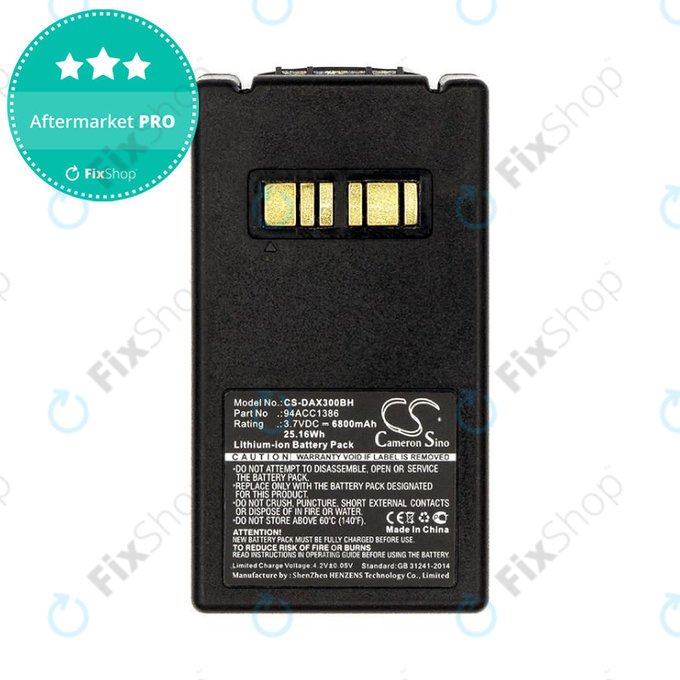Μπαταρία για Datalogic Falcon X4, X3, 6800mAh, Li-Ion, 3.7V, 94ACC1386, HQ