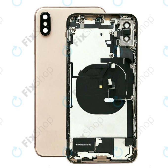 Πίσω Κάλυμμα με Μικρά Ανταλλακτικά για iPhone XS Max | Χρυσαφί | Gold