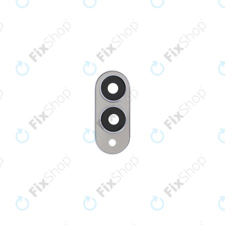 Γυαλί Φακού Πίσω Κάμερας με Πλαίσιο για Samsung S25 Edge, Titanium Silver