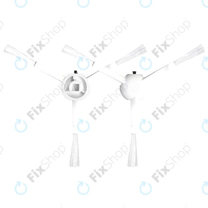 Πλαϊνή Βούρτσα (2τμχ) για Xiaomi Dreame L20 Ultra | X20 Pro | X20 Plus | Λευκό | White