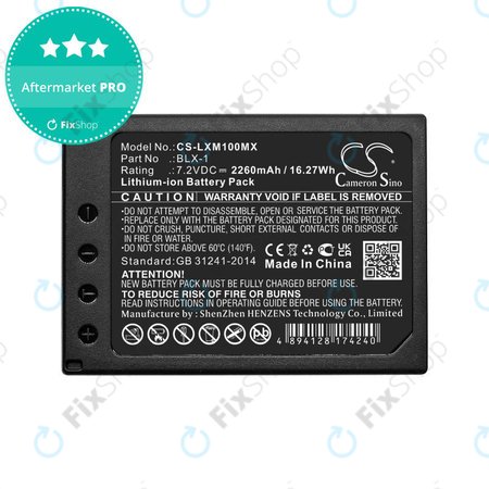 Μπαταρία για Olympus OM SYSTEM OM-1, OM-1 Mirrorless, 2260mAh, Li-Ion, 7.2V, BLX-1, HQ