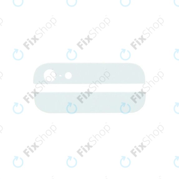 Πίσω Γυάλινες Λωρίδες για iPhone 5 | Λευκό | White