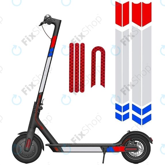Ανακλαστικά Αυτοκόλλητα (A) για Xiaomi Mi Electric Scooter 1S | 2 M365 | Essential | Pro | Pro 2