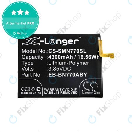 Battery για Samsung Note 10 Lite N770F | EB-BN770ABY | 4300mAh | HQ