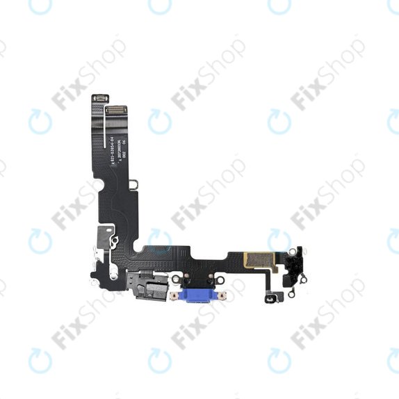 Επαφές Φόρτισης + Καλώδιο Flex για iPhone 14 Plus | Μπλε | Blue