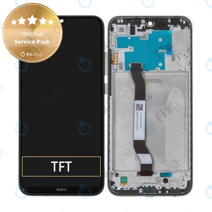 LCD Display Assembly για Xiaomi Redmi Note 8 | Space Black | Service Pack