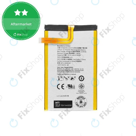 Μπαταρία για Blackberry Classic Q20, BPCLS00001B, 2515mAh